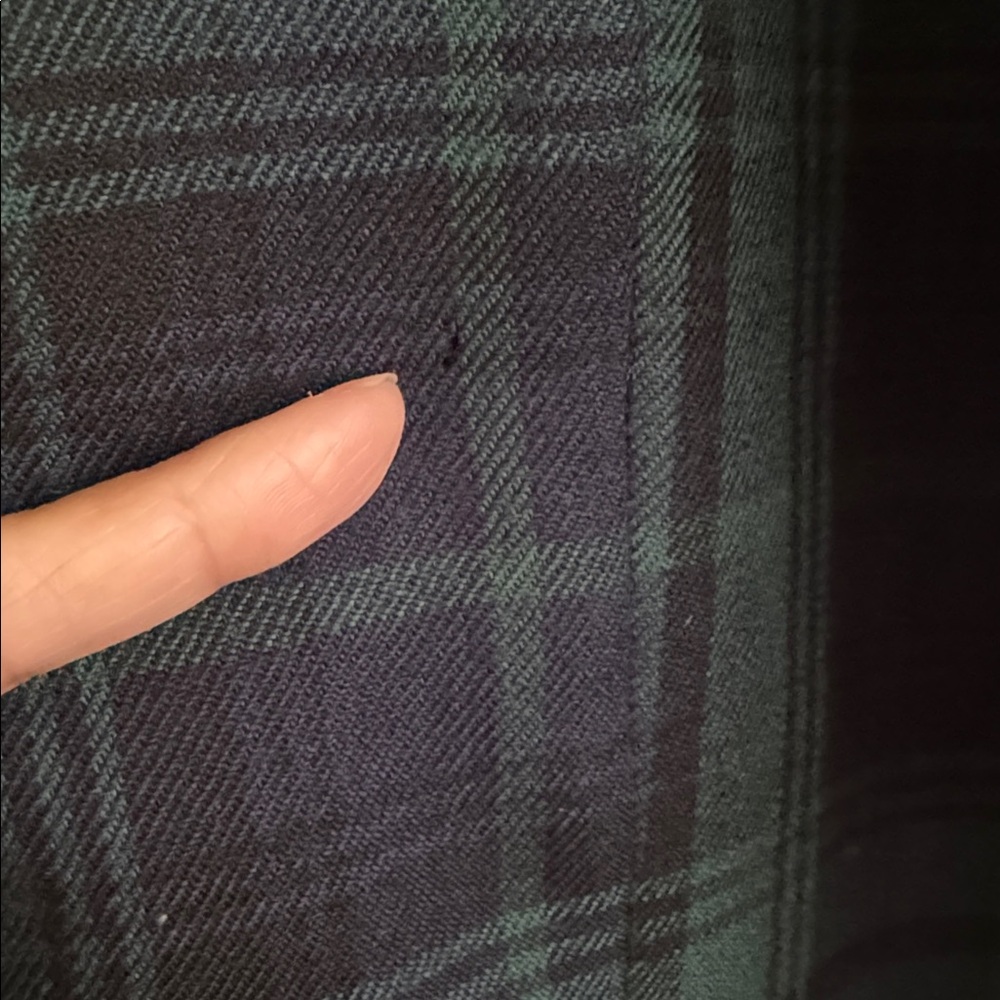 Vintage Rafaella Wool Plaid Wrap Skirt with fringe - Picture 10 of 10